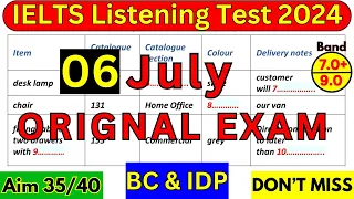 25 May 2024 IELTS LISTENING PRACTICE TEST 2024 WITH ANSWERS | IELTS EXAM PREPARATION | IDP & BC