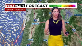 First Alert Wednesday evening FOX 12 weather forecast (7/26)