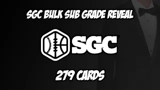 SGC Grading - Bulk Submission Grade Reveal - 279 Cards