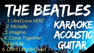 The Beatles popular songs Karaoke Acoustic Guitar #lyrics #karaoke #acoustickaraoke