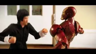 Iron Man vs Bruce Lee HD BY iou7up