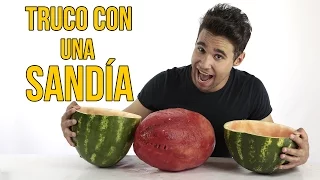 Increíble truco con una SANDÍA