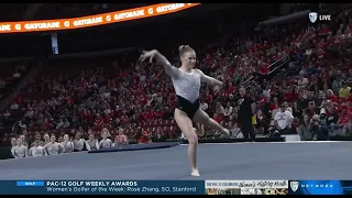 Jade Carey Floor OSU Pac 12 Championships 2023 9.975