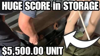 HUGE SCORE LARGEST MILITARY HOARD FOUND how to make money! I bought an abandoned storage unit