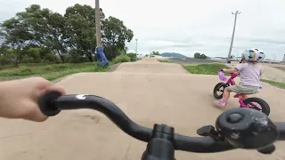 Kids ride around Rockhampton BMX