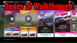 Forza Horizon 4 | Series 27 Festival Playlist Walkthrough!