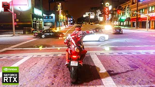 GTA V: 8k Midnight Ray-Tracing 'COP CHASE' RTX™ 3090 - Maxed-Out Ultra Realistic Graphics MOD  2021