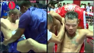 Myanmar Lethwei - Soe Lin Oo ( Myanmar ) vs Artur Saladiak ( Poland ) - Rematch