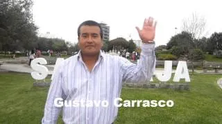 Gustavo Carrasco Saluda a los amigos de San Borja