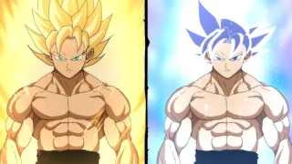 Todas  Las transformaciones De Goku , Super Sayayin Hasta El Ultra instinto dominado.
