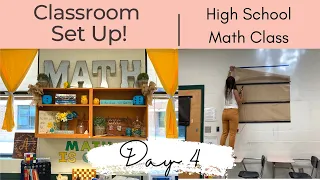 Classroom Set Up Day 4 | High School Math | 2021 - 2022