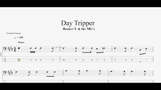 Booker T. & the MG's - Day Tripper (bass tab)