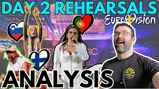 🔍 Eurovision Rehearsals Day 2 🇦🇺🇸🇮🇮🇸🇫🇮🇲🇩🇦🇿🇱🇺🇵🇹 ANALYSIS | Eurovision 2024