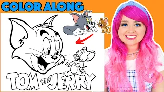 Color Tom and Jerry Along With Me | COLOR ALONG WITH KIMMI