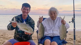 Fishing with my Grandma! | Hawaii Fishing