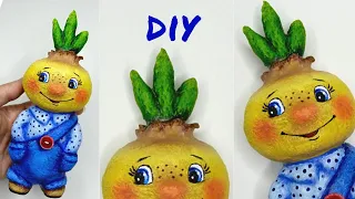 МК Чиполлино из ваты / DIY Cipollino