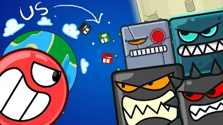 We INVADED Red Ball 4 and Fought Red Ball | PARTS 1-3 (Animation)