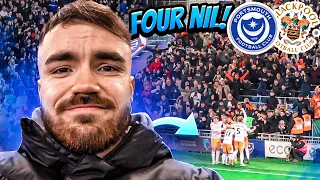 PORTSMOUTH vs BLACKPOOL | 0-4 | POMPEY EMBARRASSED AT FRATTON & 27 GAME UNBEATEN RUN COMES TO AN END