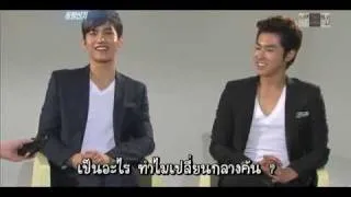 [Thaisub] 110514 HoMin TVXQ at Ent Relay - Making of Pepsi CF