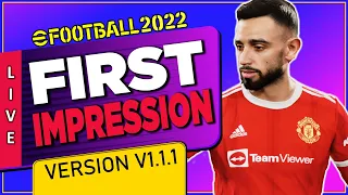 eFootball 2022 v.1.1.1 - First Impressions - Gameplay, Premium Packs, Value Packs & more!