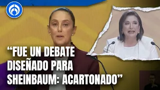 Xóchitl Gálvez concede a las críticas: "¿cómo gano el debate con ese formato?"