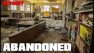 ABANDONED Library (WITH BOOKS AND EVERYTHING STILL INSIDE!) - Detroit, MI