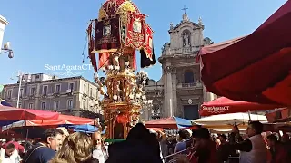 Candelora Cereo Macellai - Piazza Carlo Alberto CT - S.Agata 2016