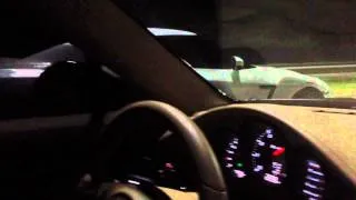 Panamera turbo vs GT-R roll-on 60-290km/h!!