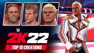 WWE 2K22 Best Creations: Cody Rhodes, CM Punk, Bryan, Ambrose, Edge, Jericho & More! (Episode 1)