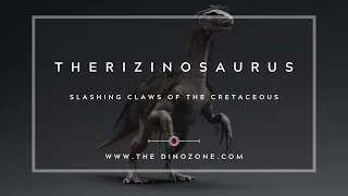 Therizinosaurus - the creature with the longest claws of any animal that ever walked the earth.