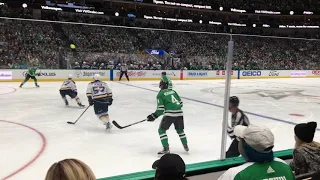 Dallas Stars vs St Louis Blues at American Airlines Arena in Dallas,  Thanksgiving weekend.