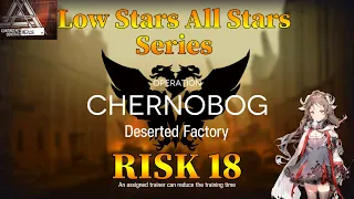 Arknights CC#2 Deserted Factory Risk 18 Guide Low Stars All Stars with Eyja