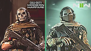 Call of Duty Operators in MW 2019 vs MW 2022