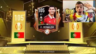 ДААА !!! Я ПОЙМАЛ КРИШТИАНУ РОНАЛДУУ в ОТКРЫТИИ ПАКОВ .. FIFA 22 MOBILE