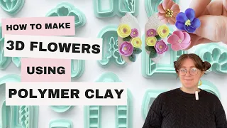 How to make Polymer Clay Flowers (using 3 different techniques)