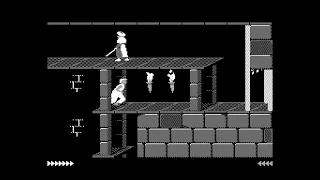Прохождение 7 уровня Prince of Persia (платформа - БК0011М) с взятием доп.жизни.