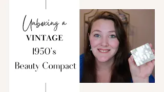 Unboxing a *VINTAGE* Beauty Compact from the 1950's