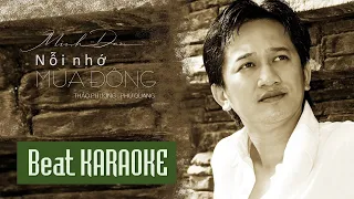 🎤 Beat Karaoke NỖI NHỚ MÙA ĐÔNG . Tone Nam (Thảo Phương & Phú Quang)