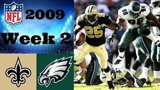 New Orleans Saints vs. Philadelphia Eagles | NFL 2009 Week 2 Highlights