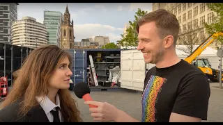 Jerry Heil Interviewed by Razom at Eurovision ✌️