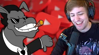 Sodapoppin reacts to Dunkey's BASED take on the Dislike button