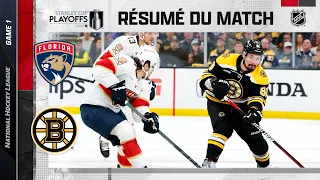 Faits saillants, match no 1 Bruins vs Panthers