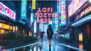 Tokyo Rainwalk: Urban Night in Lofi, 528Hz & Hip-Hop Vibes