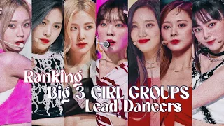 ranking lead dancers in different categories (BIG 3)