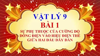 Vật lý lớp 9 - Bài 1 - Sự phụ thuộc của cường độ dòng điện vào hiệu điện thế giữa hai đầu dây dẫn