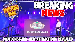 Exciting News From Paultons Park | New Rides and Future Plans Inc. Ghostly Manor (May 2024) [4K]