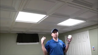 Ubiquiti UniFi LED Panel (ULED-AT ) Brightness & App Dimmer Demo by Intellibeam.com