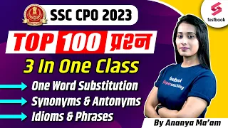 SSC CPO English Expected Questions 2023 | SSC CPO 2023 Analysis | SSC CPO English By Ananya Ma'am