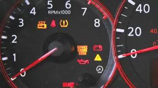 2012 NISSAN Altima - Warning and Indicator Lights