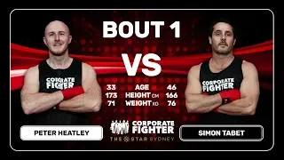 Corporate Fighter 37 - Peter Heatley v Simon Tabet